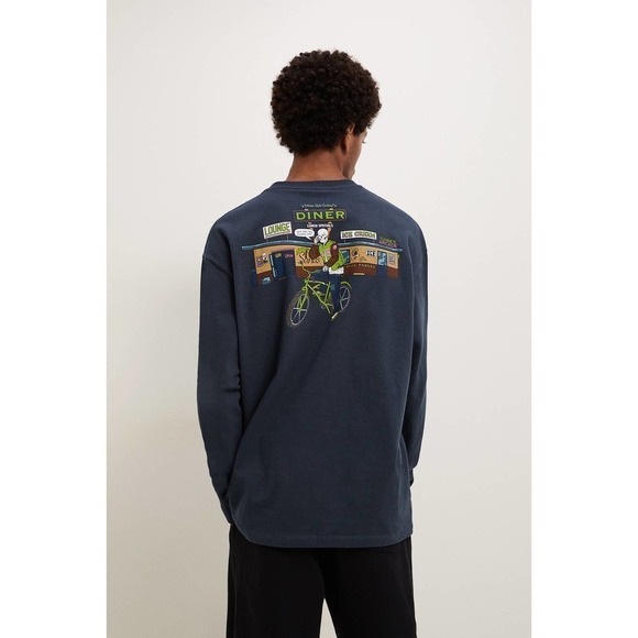 Zara x Laro‎ Lagosta Collab Tee Shirt Long Sleeves - Picture 1 of 10